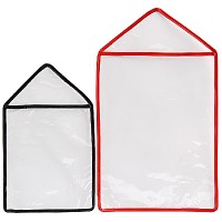 Clear plastic envelope for documents